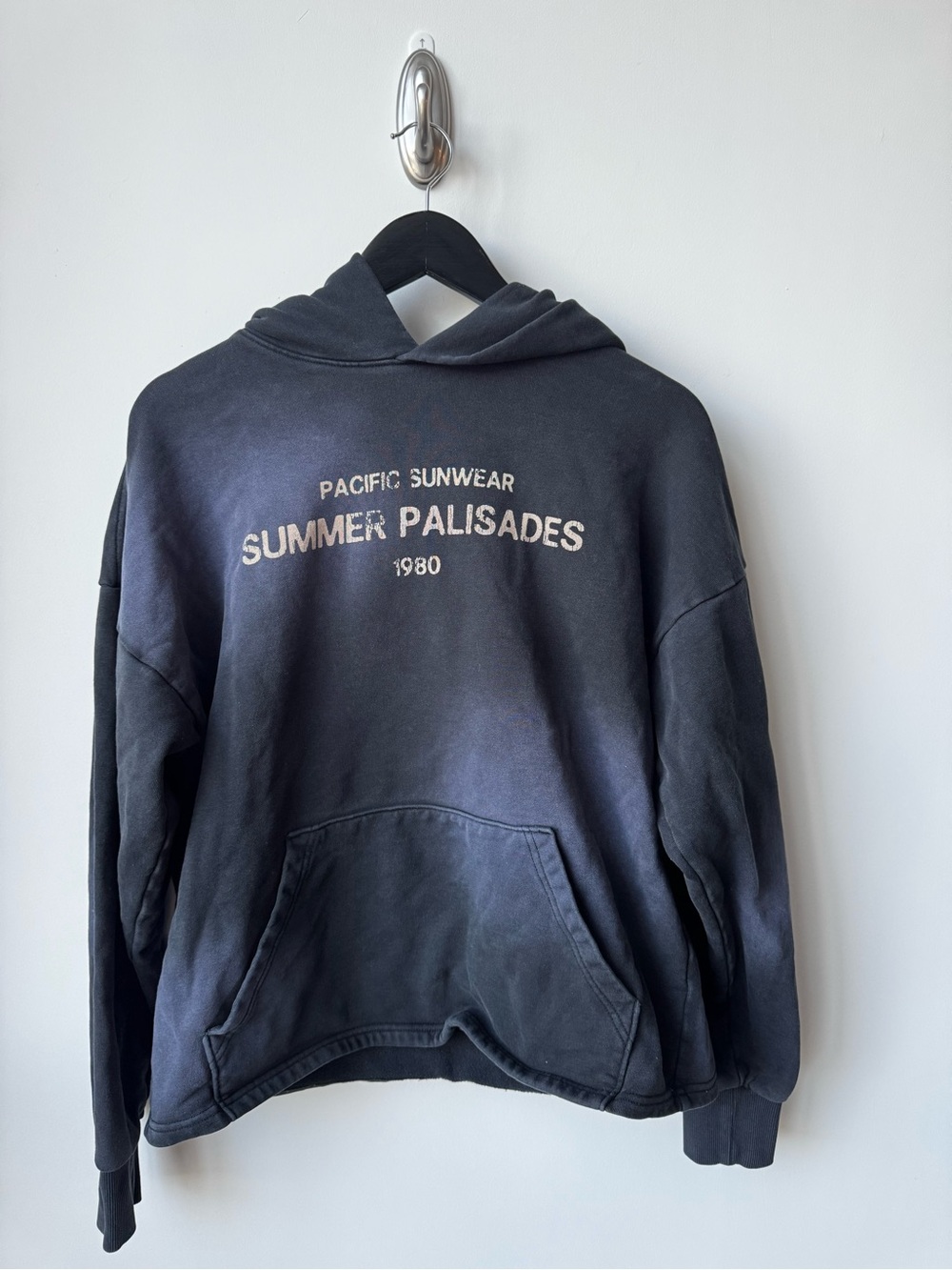 Pacific Sunwear Black Graphic "Summer Palisades" Hoodie